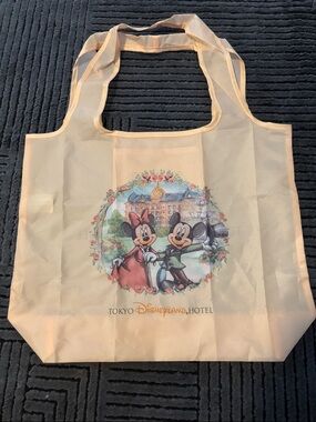 Tokyo Disneyland Hotel Minnie & Mickey Reusable Tote Bag